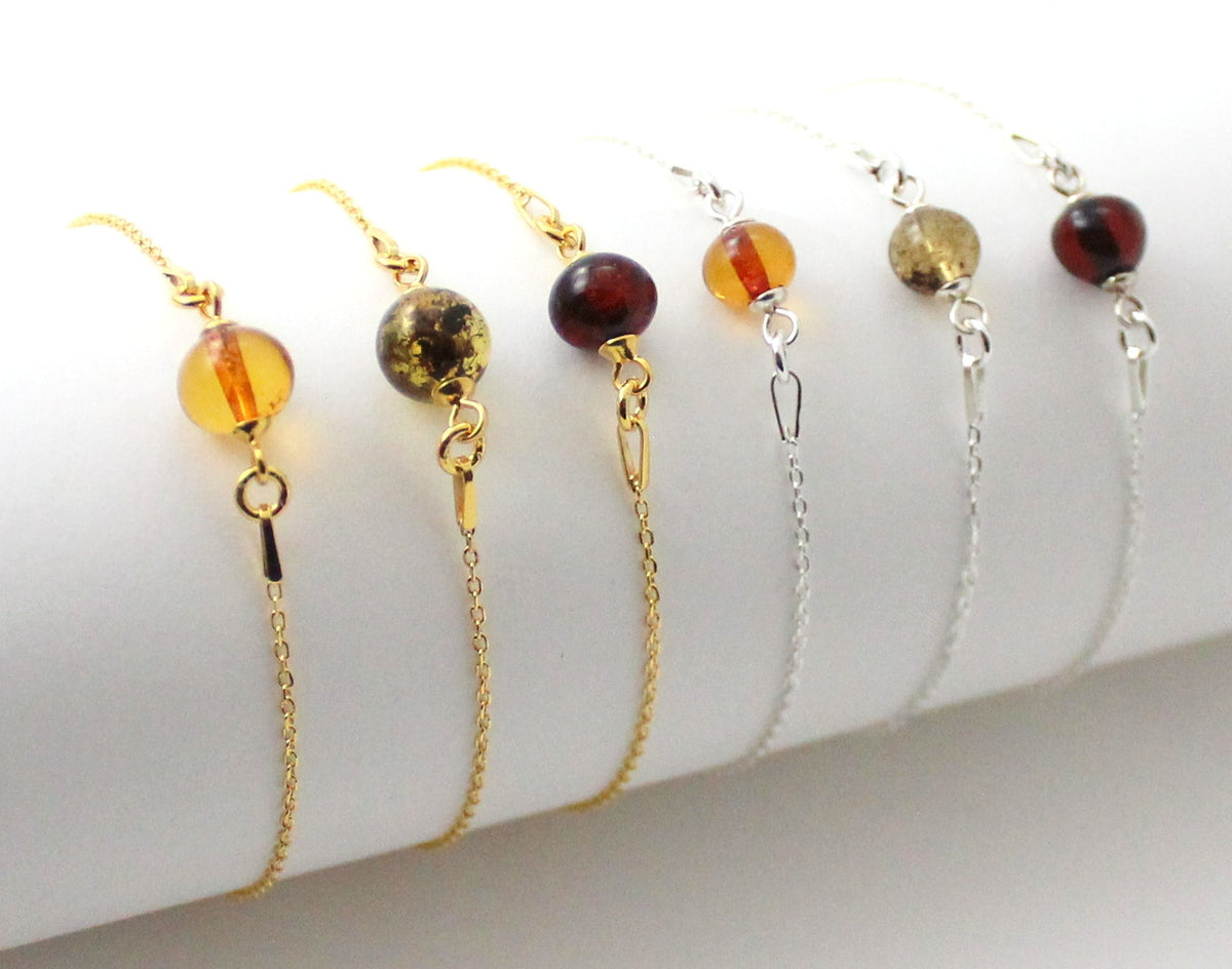 Minimalistische Amber Armband