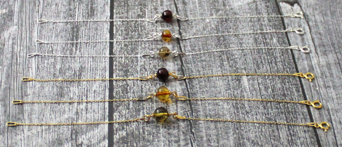 Minimalistische Amber Armband